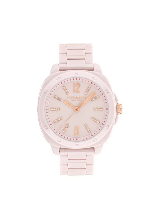 COACH Analogue Watch for with Ceramic Bracelet
